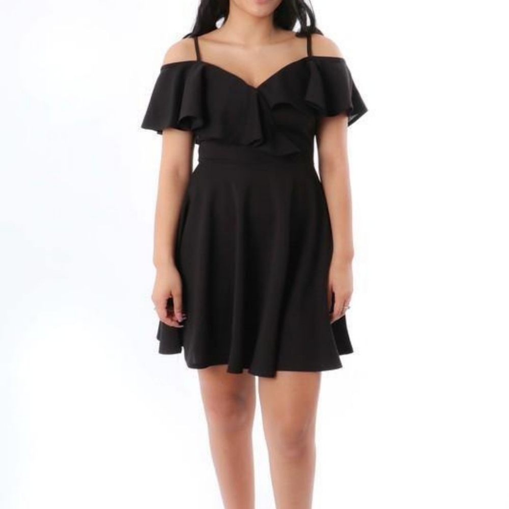 Black Off Shoulder Dress